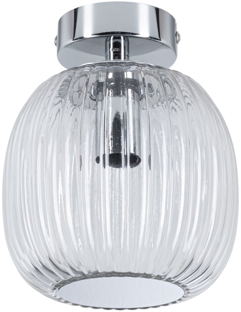 Paulmann plafonnier LED Ruya IP44 E14 230V max. Verre dimmable 20W, chrome