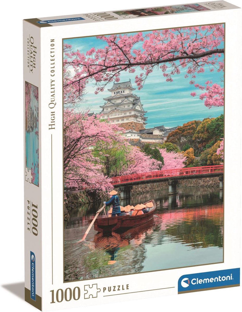 Clementoni Jigsaw Puzzle Himeji Castle au printemps, 1000st.