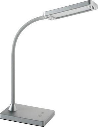 Lampe de bureau Alco - argent - LED - 230volt - 6w - dimmable - 43cm - al-907-28