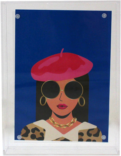 Cadre photo collection HD acrylique transparent 13x18cm