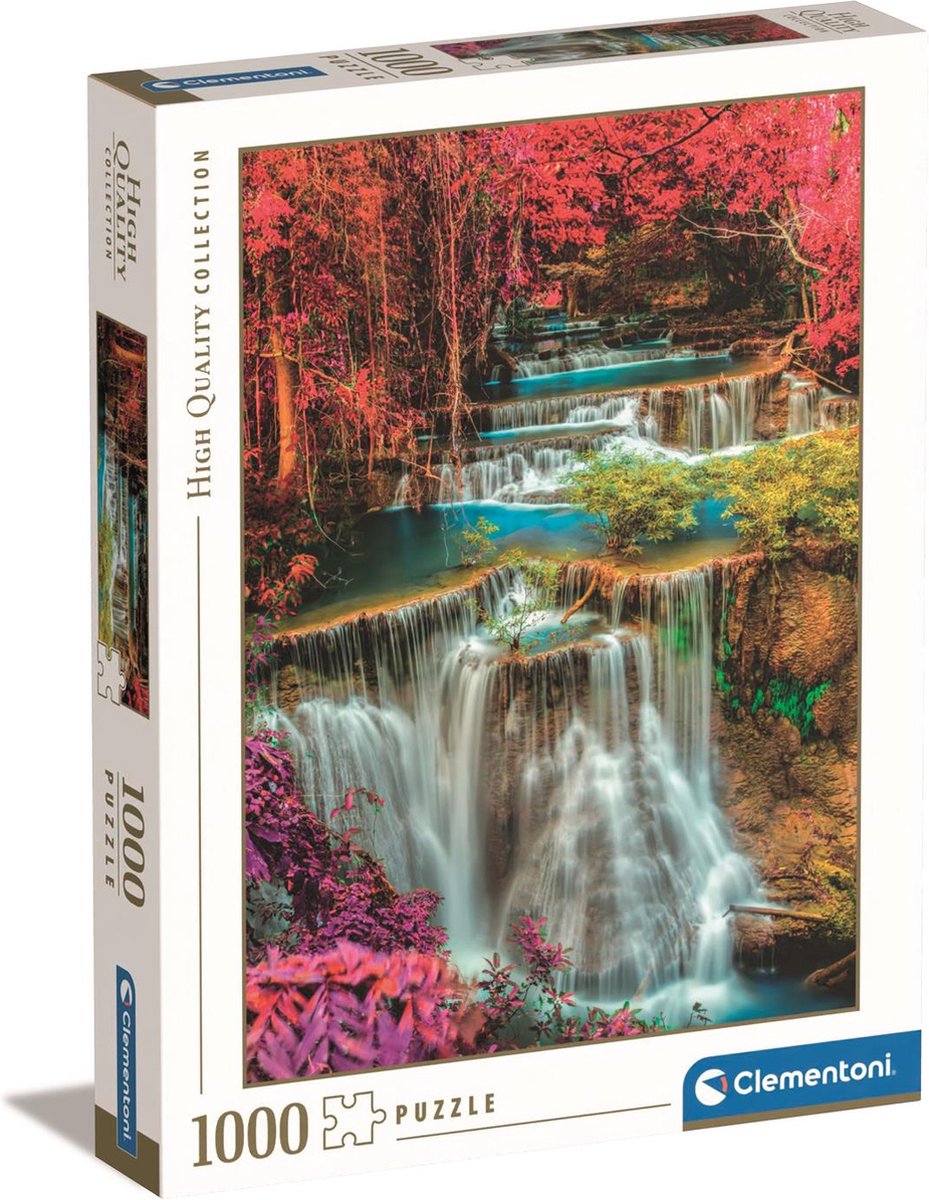 Clementoni Jigsaw Puzzle Colorful Thai Falls, 1000st.