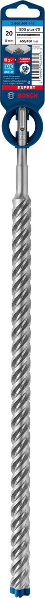Bosch accessoires expert sds plus-7x marteau perforateur 20 x 400 x 450 mm - 1 pièce(s) - 2608900143