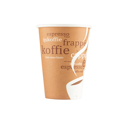 Tasse à café en carton motif café (2500x 180cc)