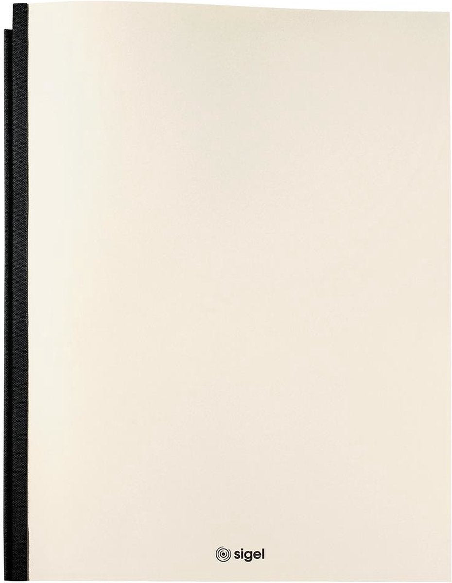 Sigel - quick-fixer - a4 - conceptum flex - chamois - max env. 50 pages - couverture souple - si-cf304