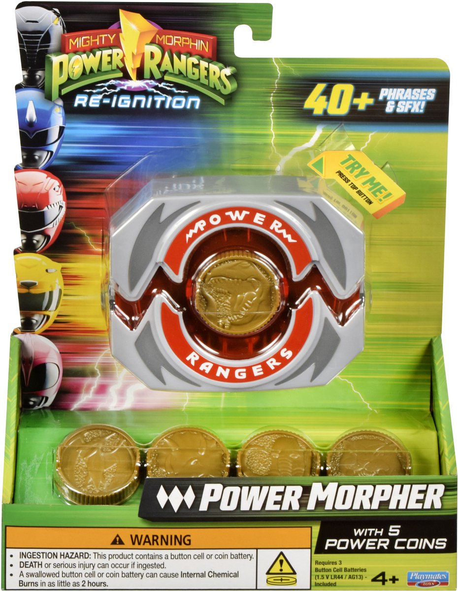 Playmates puissant morphin power rangers clip de ceinture power morpher boucles de ceinture de luxe