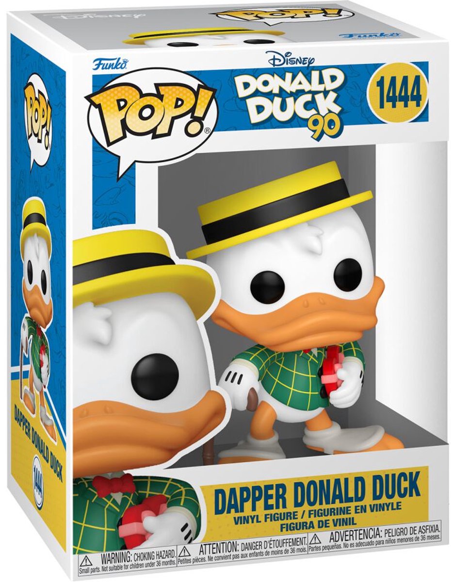 Funko Mickey Minnie Mouse 90e anniversaire - Figurine en vinyle Brave Donald Duck 1444 Pop! multicolore