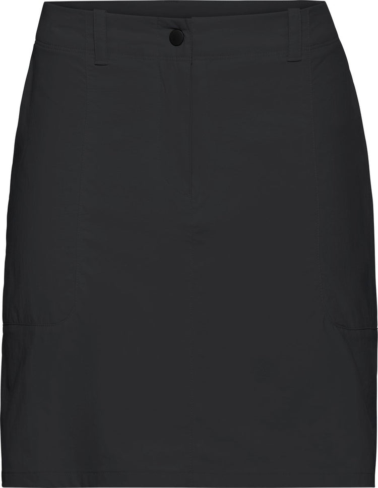 Jack wolfskin desert skort w jupe d'extérieur pour femme-noir