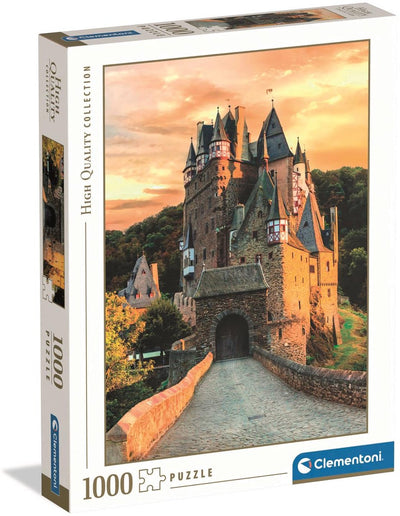 Ty Clementoni L'heure d'or au château d'Eltz - Puzzle château 1000 pièces adultes - Puzzle HQC collection haute qualité à partir de 12 ans