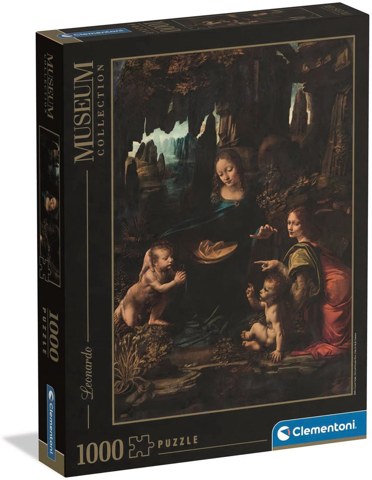 Clementoni - puzzle - 1000 pièces - musée du louvre Léonard de Vinci - puzzle pour adultes