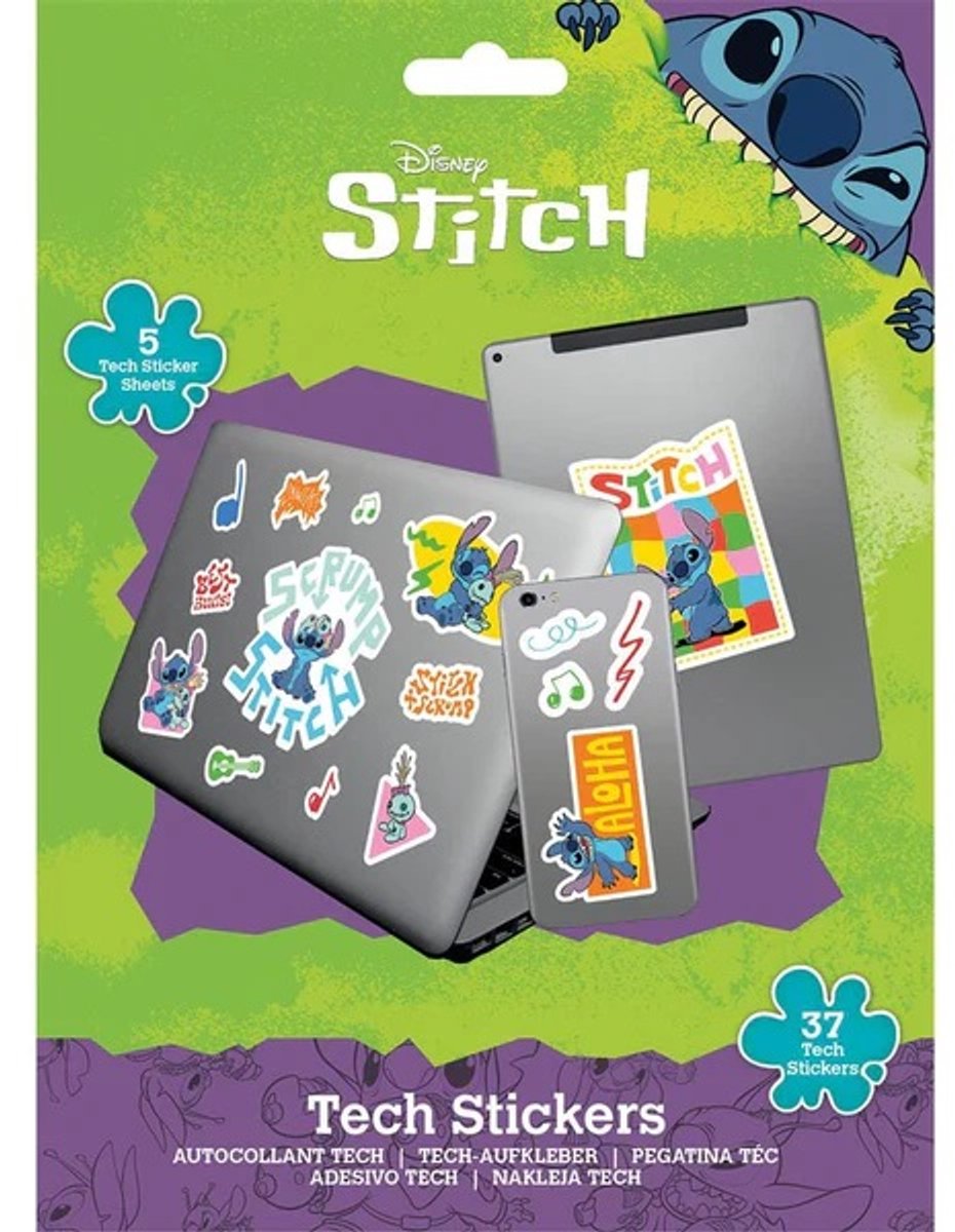 Autocollant technique Disney Lilo Stitch (meilleurs bourgeons)