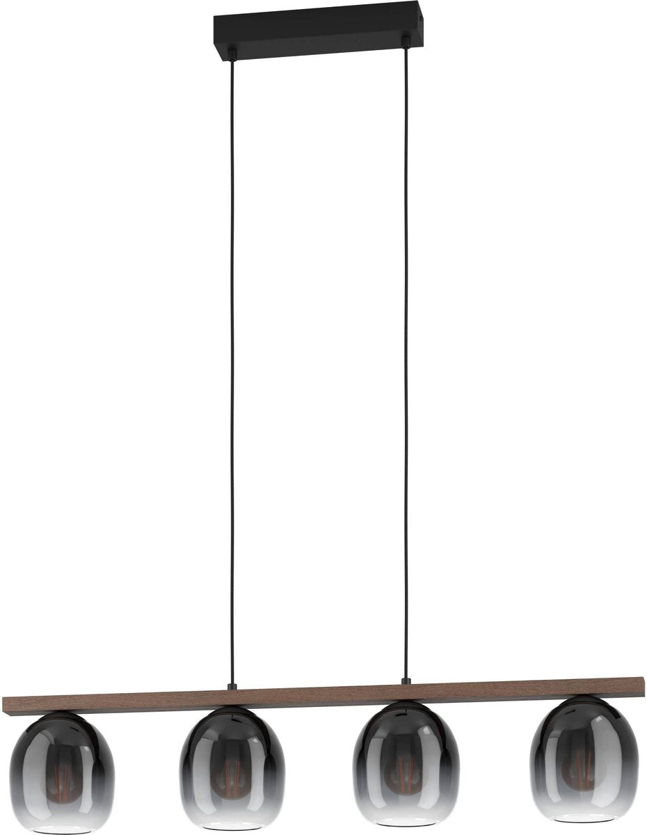 Lampe à suspension Eglo filago - e27 - 88 cm - marron noir