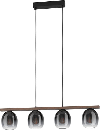 Lampe à suspension Eglo filago - e27 - 88 cm - marron noir