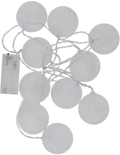 Cordon avec 10 boules LED
