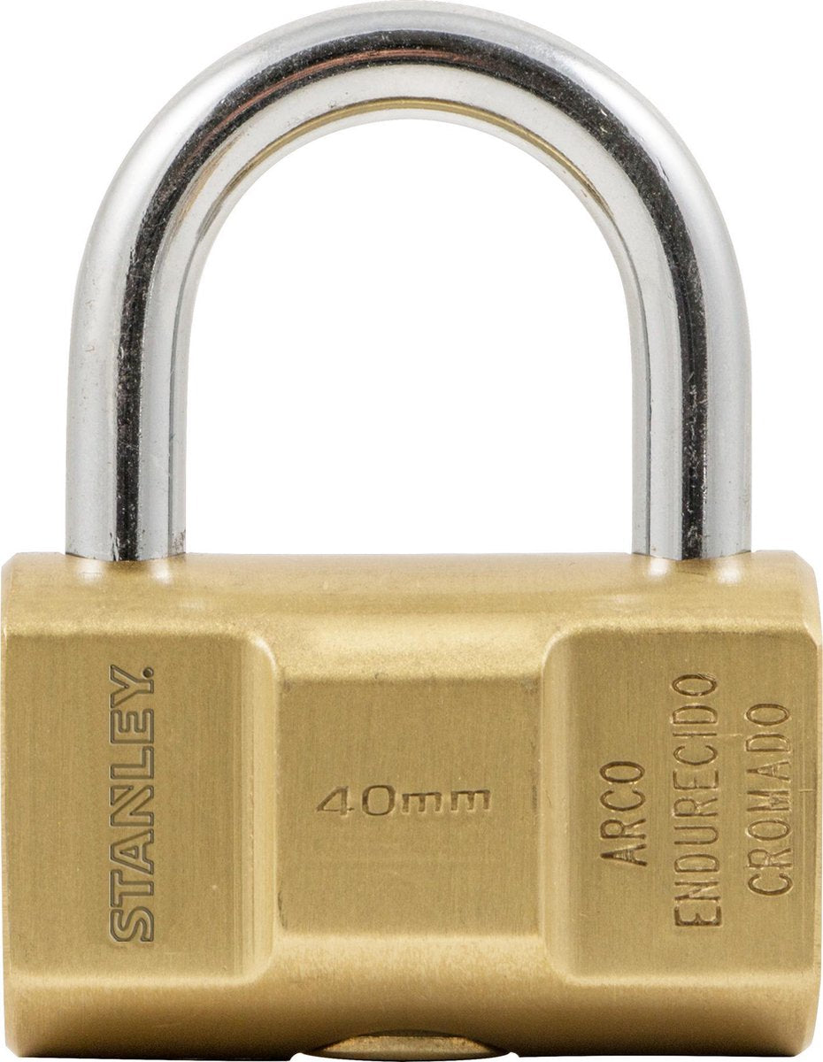 Stanley 81121 371 401 cadenas serrure à clé 40 mm