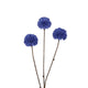 Pompon fleur artificielle collection Roberts 78 cm bleu