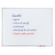 Tableau blanc magnétique Franken x-traline acier 2000 x 1000 mm