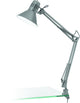 Lampe de table Eglo firmo - lampe à pince - e27 - 73 cm - argent