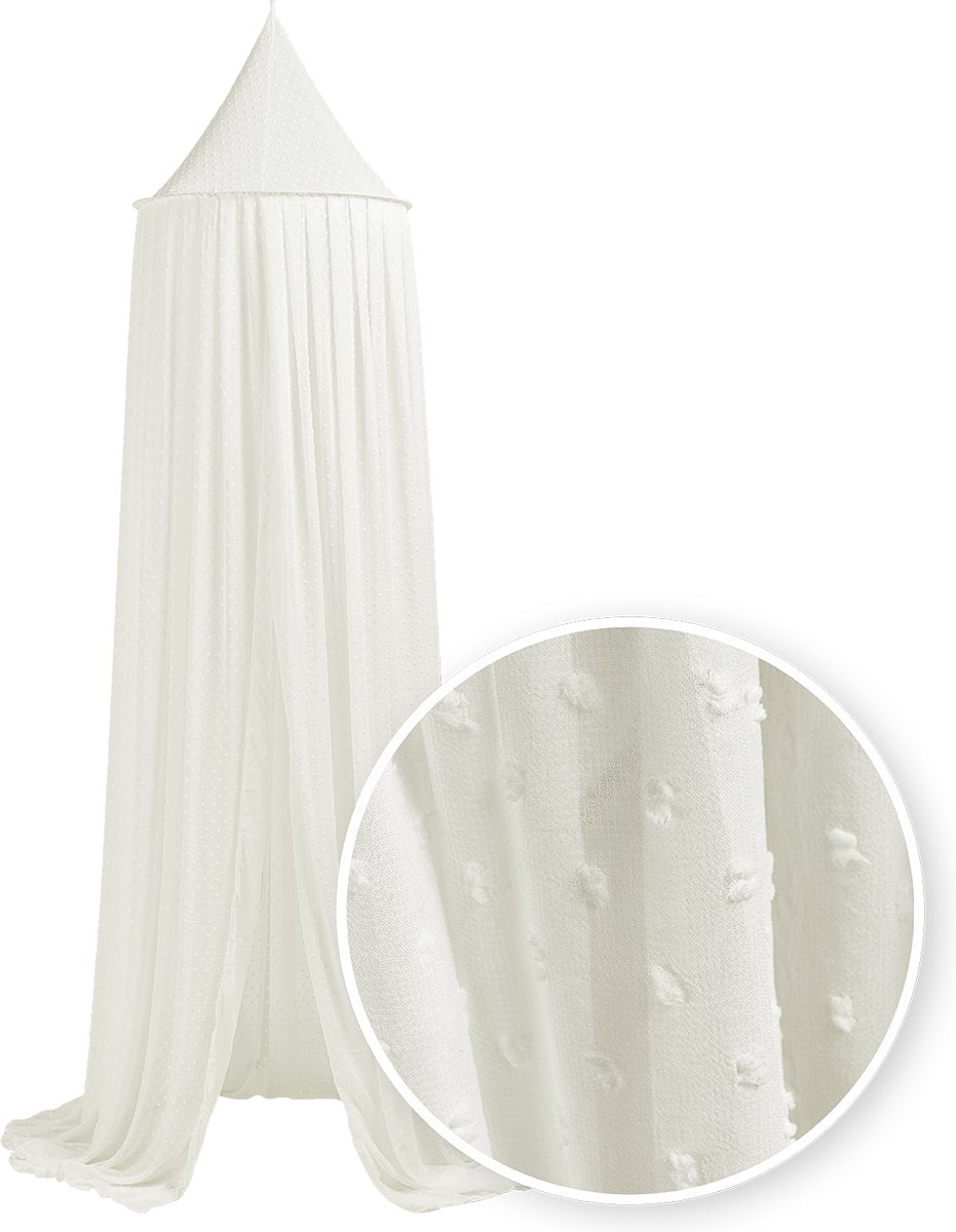 Meyco baby plume mosquito net - off-white