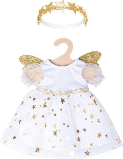 Heless Doll Dress Angel avec des étoiles, 28-35 cm