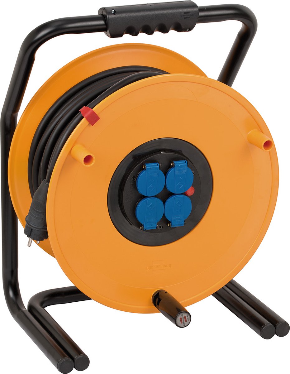 Brennerstuhl brobusta ip44 enrouleur de câble pour construction industrielle 50m h07rn-f 3g2.5 *fr*