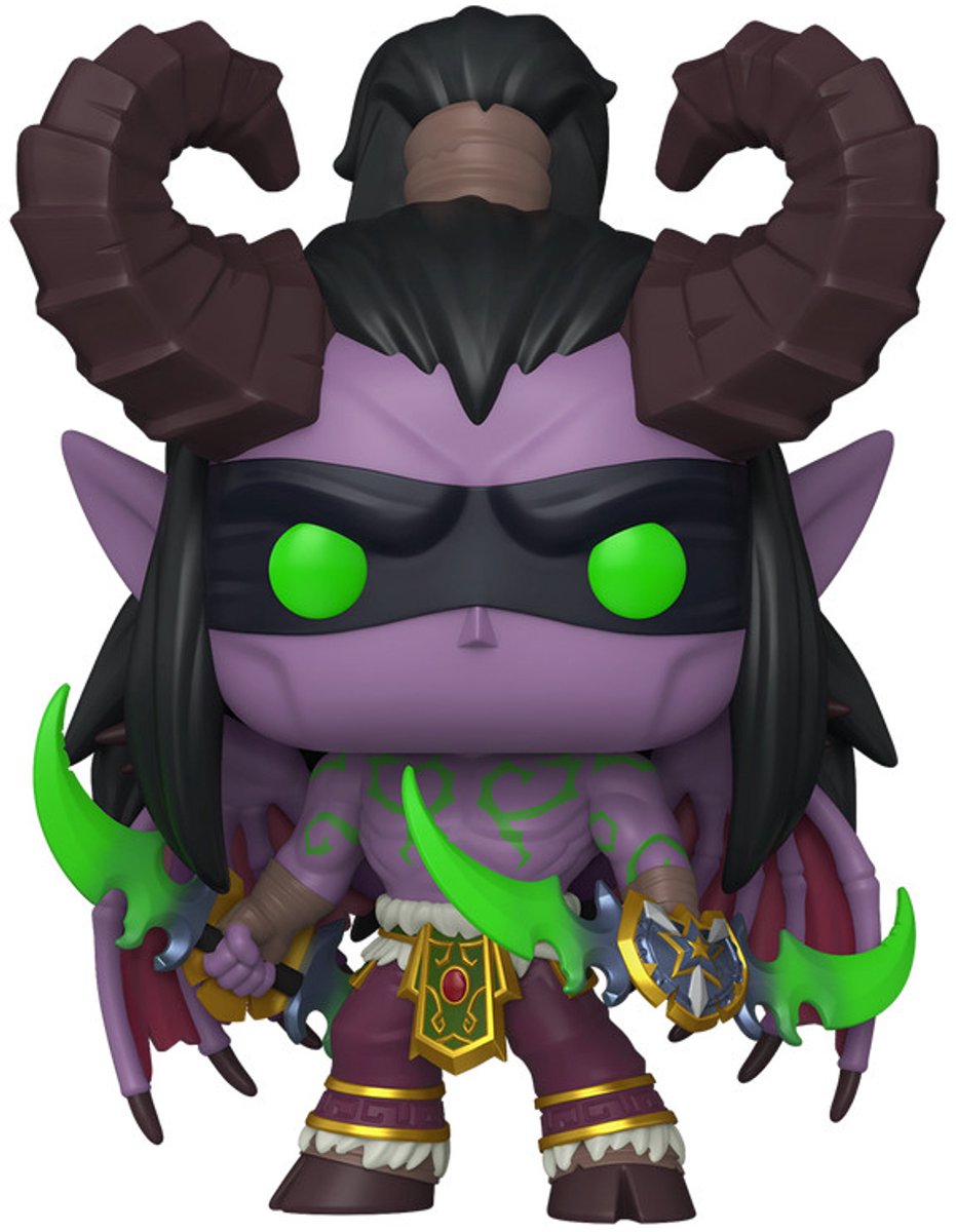 Funko World of Warcraft Illidan (édition Chase possible !) figurine en vinyle 1101 pop unisexe ! - neutre - standard