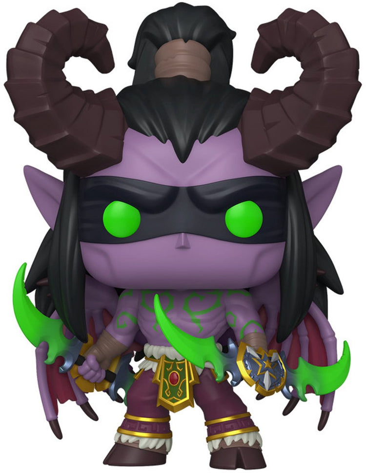 Funko World of Warcraft Illidan (édition Chase possible !) figurine en vinyle 1101 pop unisexe ! - neutre - standard