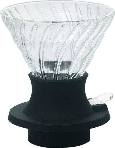 Commutateur goutteur à immersion Hario v60 - taille 02 - goutteur de café à immersion - verre résistant à la chaleur