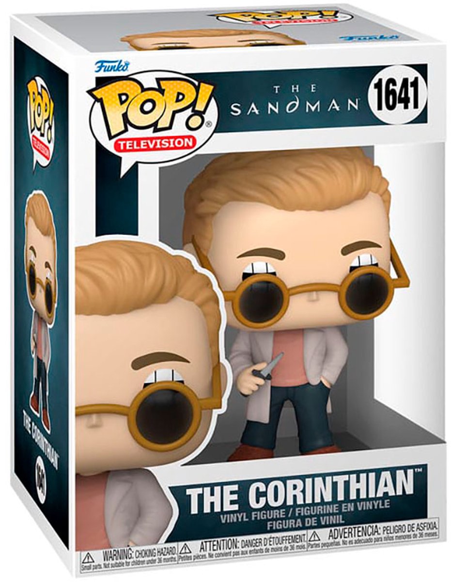 Funko sandman la figurine en vinyle corinthien 1641 pop! vinyle all-over - fan merch, séries TV