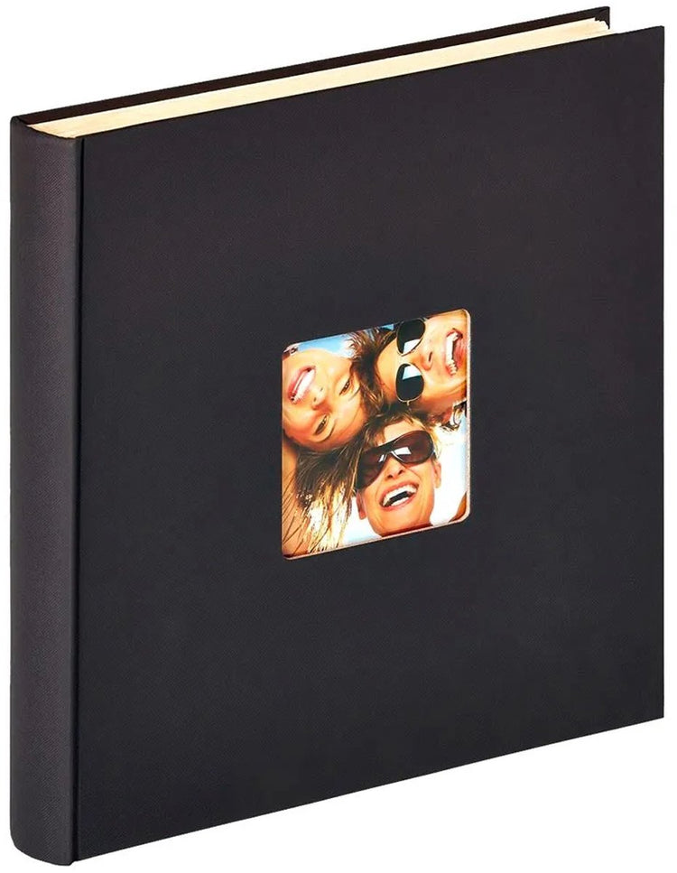 Walther sk-110-b fun - album autocollant - taille 33 x 34 cm - noir