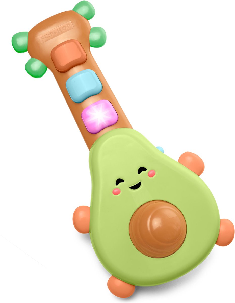 Guitare jouet Skip hop rock-a-mole - avocat