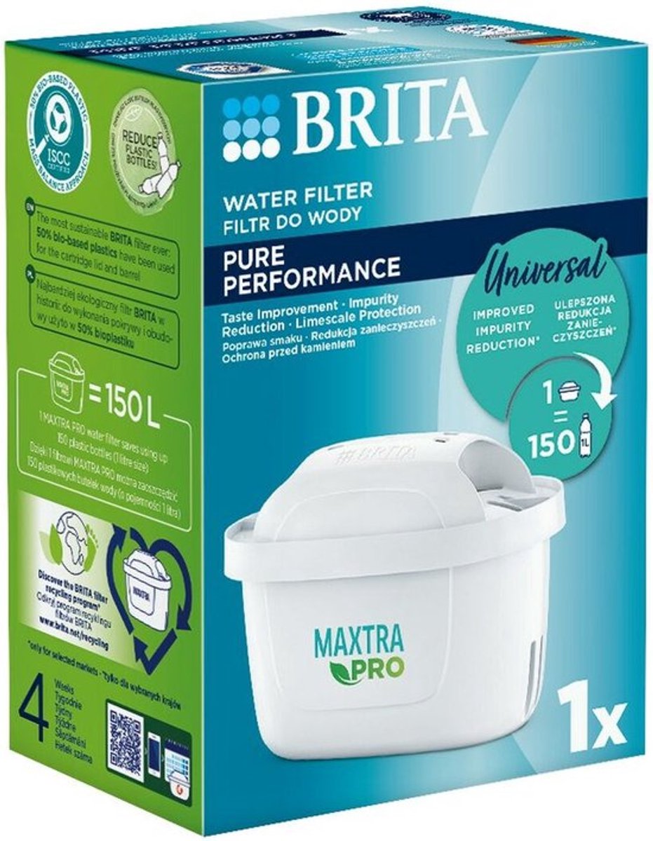 2978 brita maxtra pro pure performance - filtre à eau - original - 150l par filtre