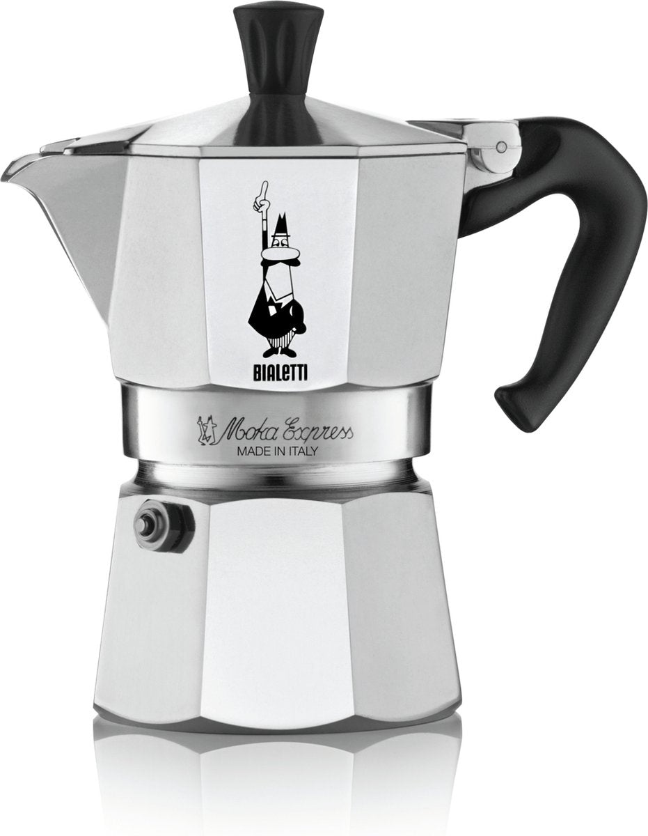 Bialetti moka express - percolateur - 4 tasses - aluminium