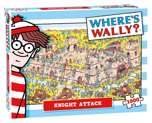 Puzzle de cadeaux beaucoup de cadeaux où apos; S Wally Knight Attaque 1000 pièces