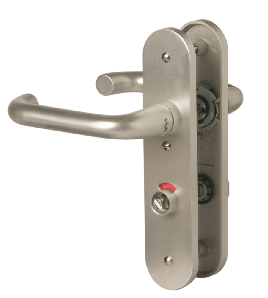 Nemef 3253 raccord WC rs bouclier court arrondi | d tabouret-tabouret | kit de montage | pennée | maneton 8mm | f1 aluminium | toilettes63 | sens de rotation à droite - 9325322631