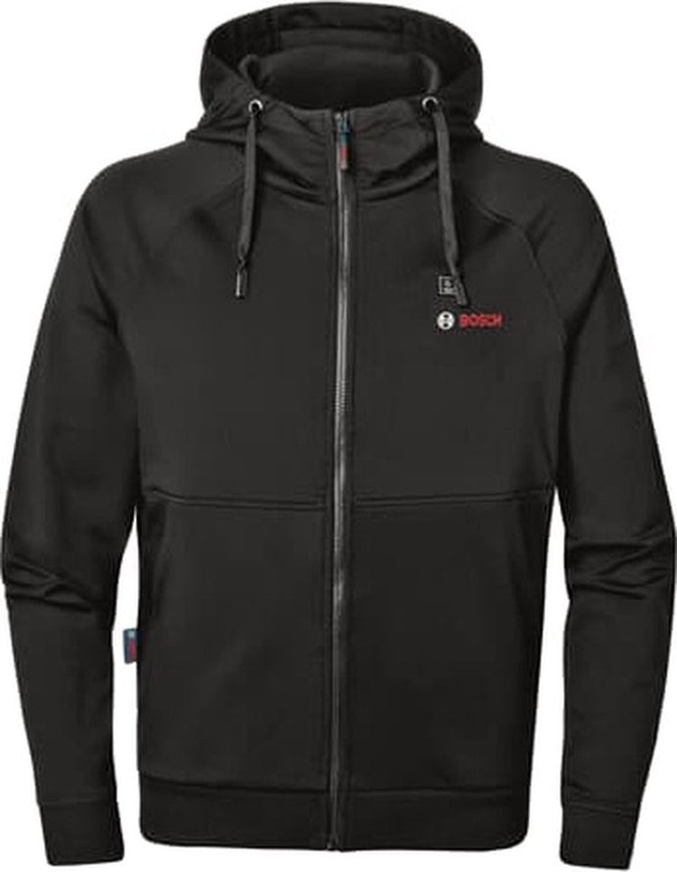 Bosch - ghh 12+18v xa - sweat à capuche chauffant avec batterie - noir - l - adaptateur