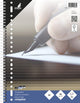 Bloc-notes Kangaro - a4 - avec ligne - 60 grammes - spirale - 23 trous - 5 pièces - bloc-notes - k-5544-5