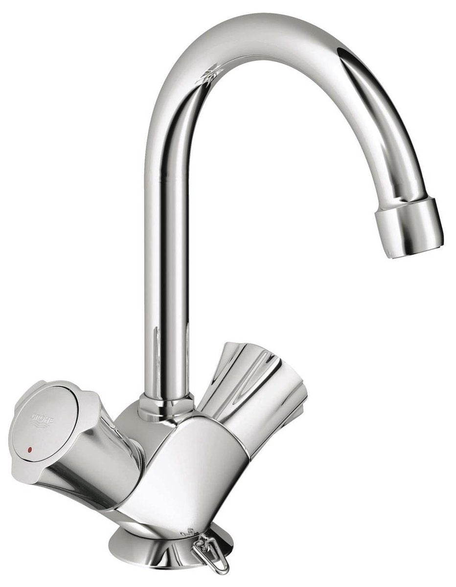 Robinet pour lavabo Grohe costa-l - avec chaîne - chrome