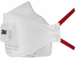 Masque anti-poussière 3m ffp3 9332+ (10) | 10 pièces