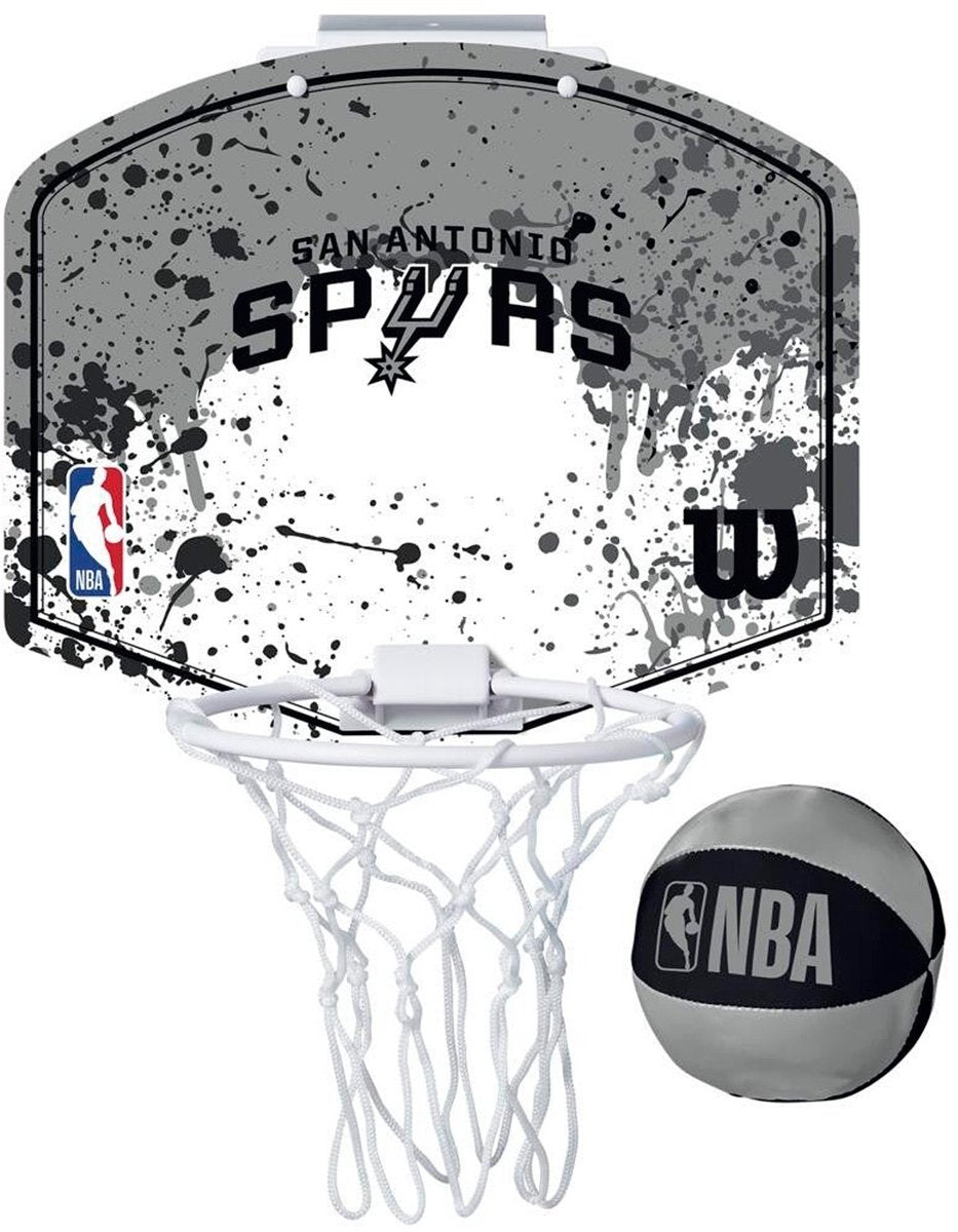 Wilson nba team mini hoop team san antonio spurs pour fanzone sportive