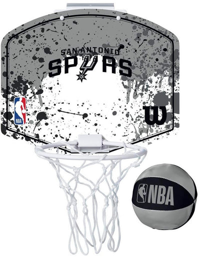 Wilson nba team mini hoop team san antonio spurs pour fanzone sportive