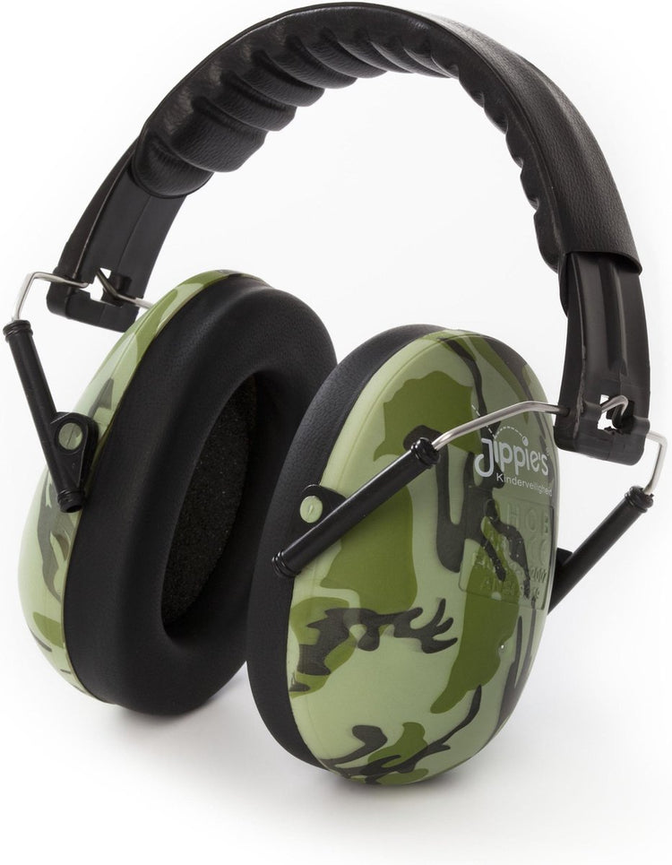 Protection auditive Jippie's pour enfant - camouflage - 5 à 16 ans - concentration - étouffe le bruit