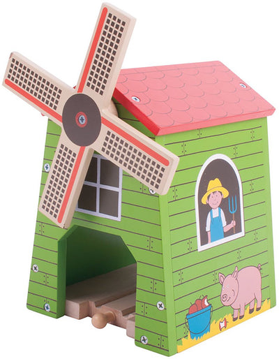 Bigjigs en bois Windmolen