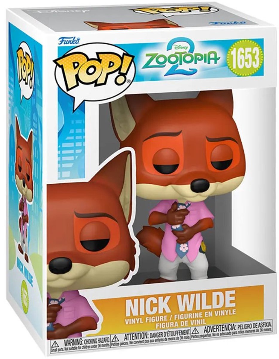 Funko-pop ! Disney : Zootopie 2 - Nick Wilde #1653