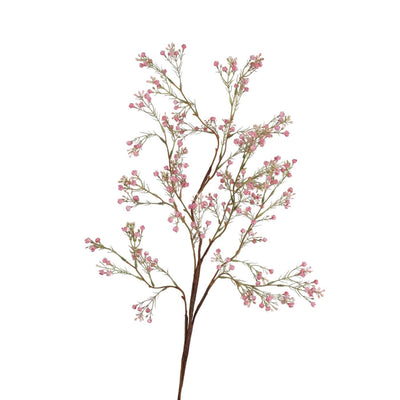 Roberts collection branche artificielle de gypsophile rouge bordeaux 110cm