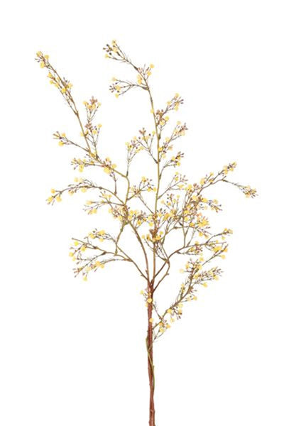 Roberts collection branche artificielle gypsophile jaune 110cm