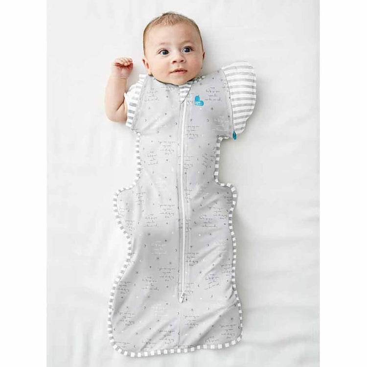 Amour pour rêver, j'adore le rêve de bébé en tissu emmaillant le sac de transition lite phase 2 m gris
