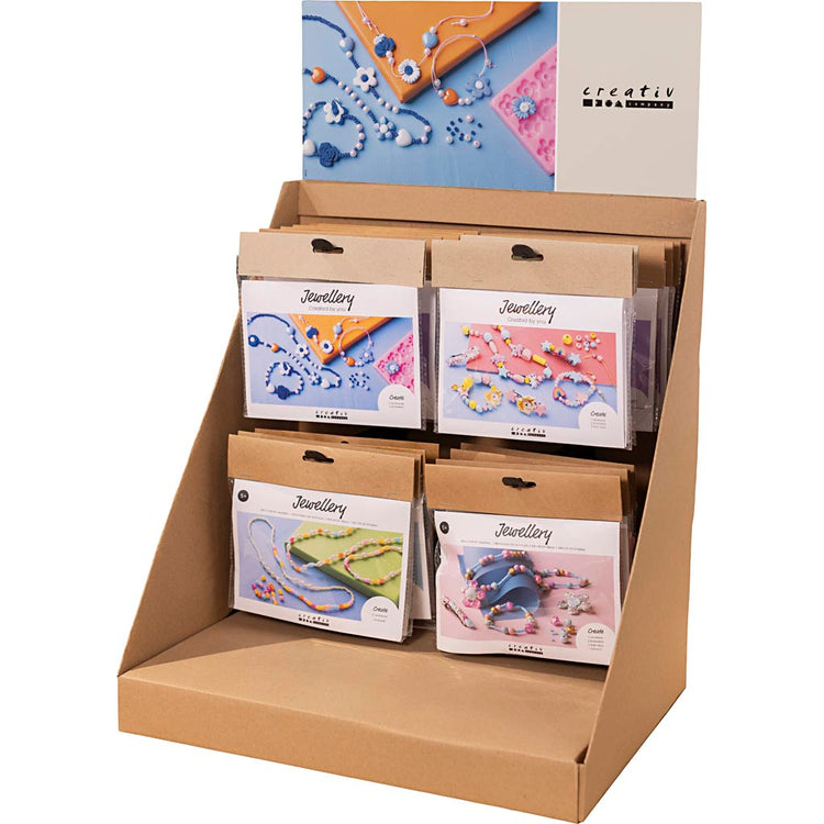 Petit présentoir de comptoir d'entreprise Creativ, catégorie, bijoux, enfants, 38 unités. 1 pièce