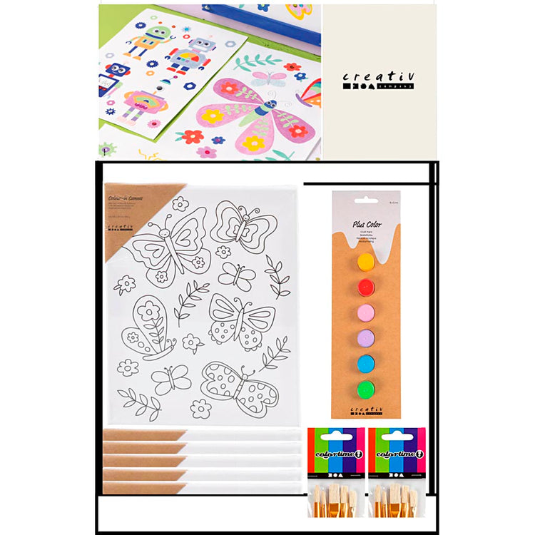 Petit présentoir de comptoir d'entreprise Creativ, catégorie, peinture, enfants, 38 unités. 1 pièce