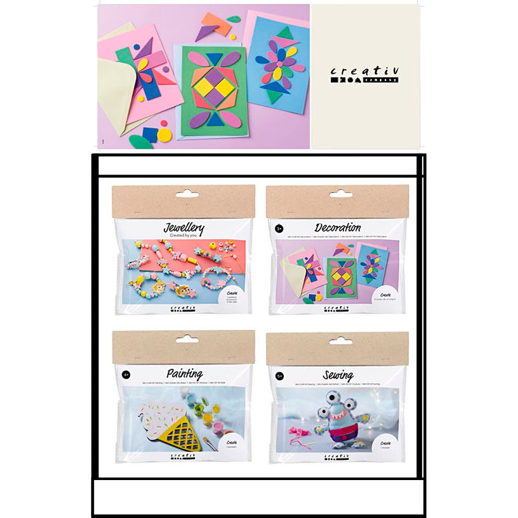 Creativ company petit présentoir de comptoir, catégorie, créativité, enfants, 50 unités. 1 pièce