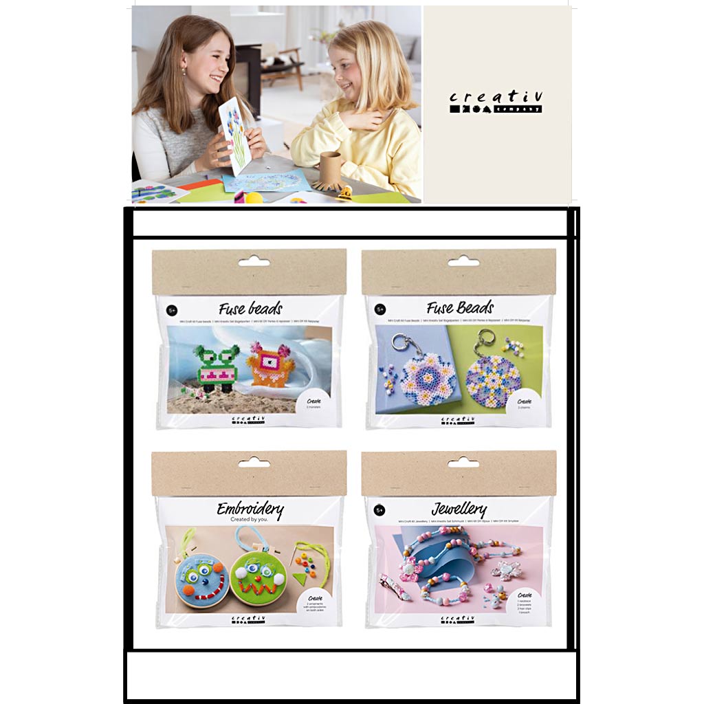 Creativ company petit présentoir de comptoir, catégorie, créativité, enfants, 54 unités. 1 pièce